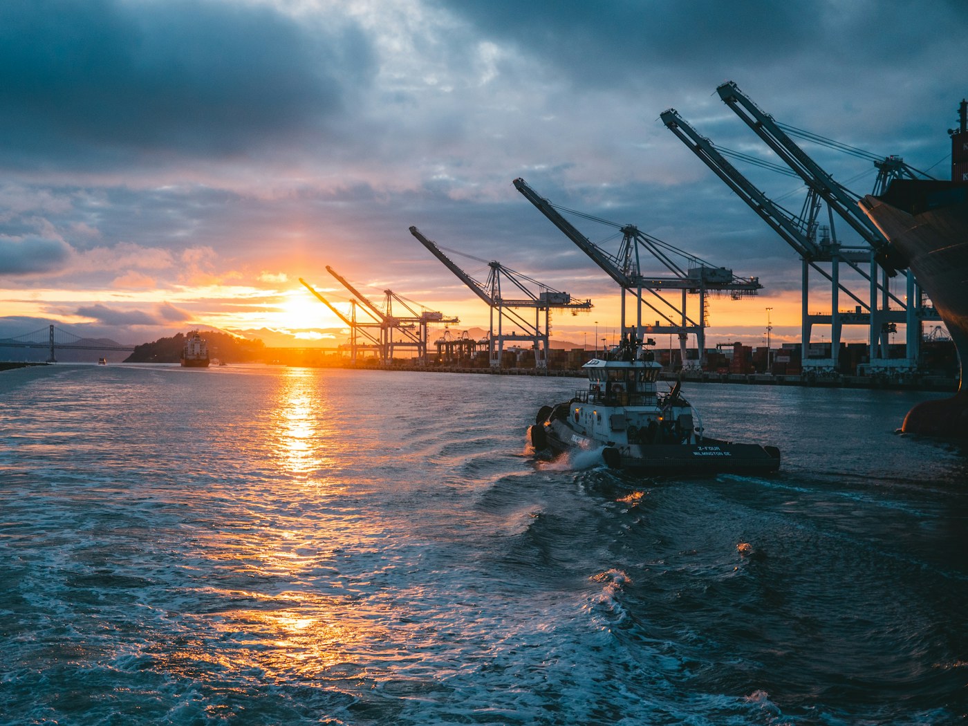 Marine support vessel — illustrative photography
